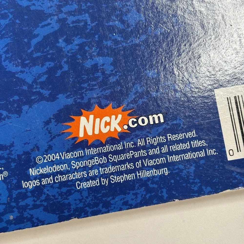 VTG 2004 SpongeBob SquarePants Baseball Nickelodeon Notebook 100 Pages